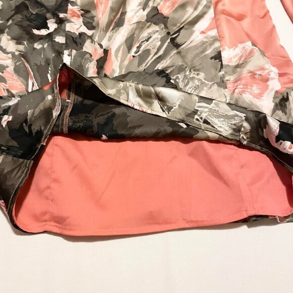 Le Chateau Floral Long Sleeve Dress Womens Size XL Sleeve Slip Dress - Picture 12 of 16